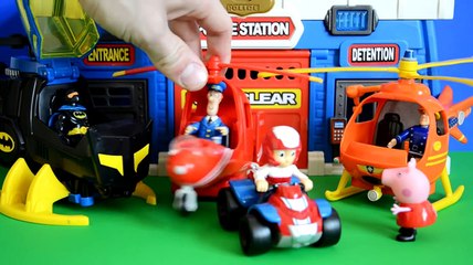 Peppa pig episode Paw patrol fireman sam batman helicopter show full english story
