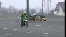 Kawasaki Z1000 stunt