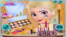 Disney Frozen Princess Elsa Makeup Tutorial ♥ Now and Then Elsa Makeup Game ♥