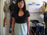 SEWING TUTORIAL: Elastic Waistband Flowy Skirt (High Waisted)