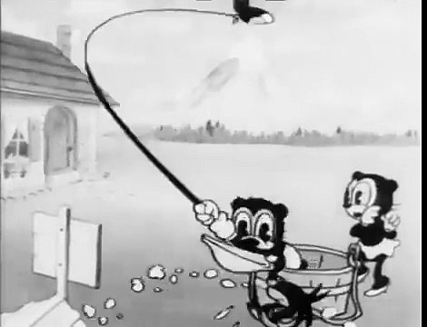 Cubby Bear Cubby's Stratosphere Flight 1934 Van Beuren Studios