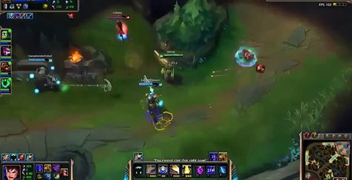 LoL, League of Legends, Garen vs Zhao like Tom vs Jerry, so funny