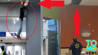 Walmart Spider-Man: Alabama shoplifter jumps out of ceiling to escape security officers