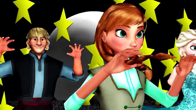 [Kids Songs] Frozen Songs Heads Shoulders Knees and Toes Stars [Frozen]