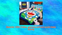 Memorecool New Japanese Anime Doraemon Cartoon 4 Pieces Bedding Set