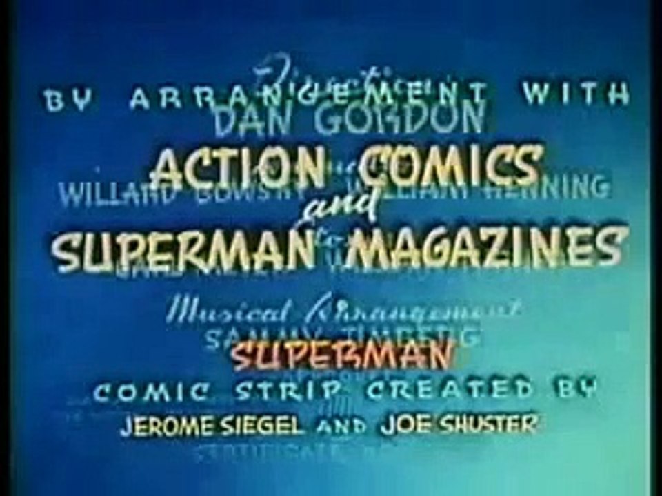 Superman   Eleventh Hour Superman 1940's Cartoons