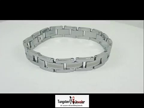 Tungsten Carbide Link Designer Bracelet
