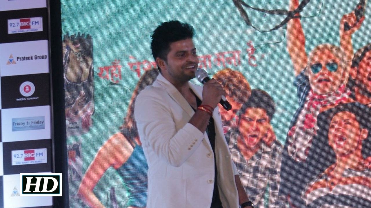 Suresh Raina sings Tu Mili Sab Mila Live at Meeruthiya Gangsters music launch