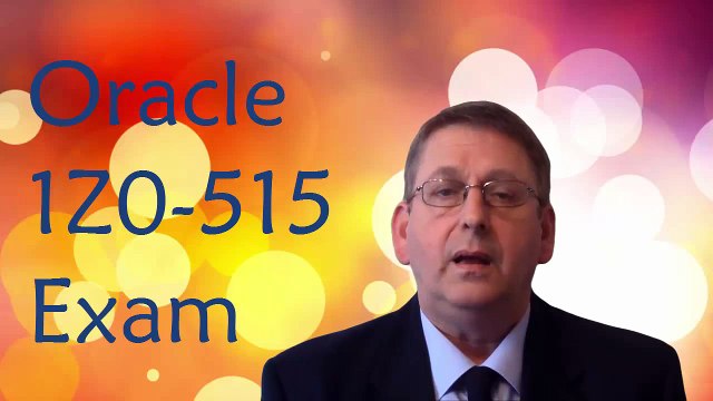 Oracle 1Z0-515 - Database 11g Data Warehousing Essentials Exam
