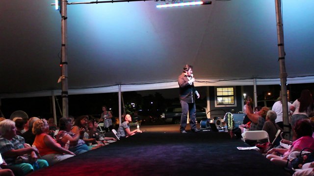 Michael Hoover sings 'Walk A Mile In My Shoes' Elvis Week 2015