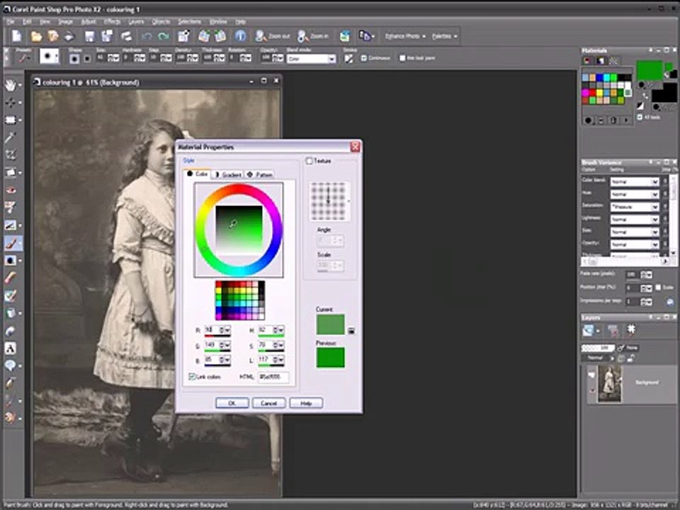 Videotutorial: Handkolorierung