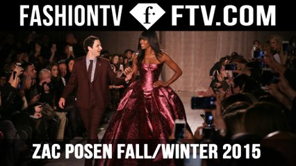Naomi Campbell in dramatic Zac Posen gown NYFW | FTV.com