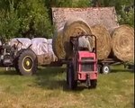 Traktor Szénabálapakolás Zetor K-25 + Schäffer Jászszentlászló 2011