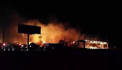 Full Throttle Saloon ON FIRE!!!!