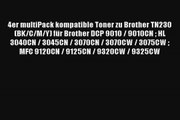 4er multiPack kompatible Toner zu Brother TN230 BKCMY für Brother DCP 9010  9010CN