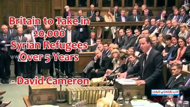Britain to take in 20,000 Syrian refugees over 5 years - British PM David Cameron