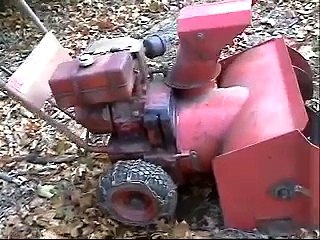 Vintage Wheel Horse Trailblazer 7 snowblower -First start
