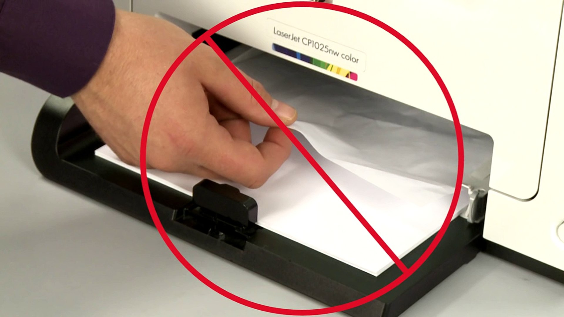 Fixing a Paper Jam - HP LaserJet Pro CP1025nw Color Printer - video  Dailymotion