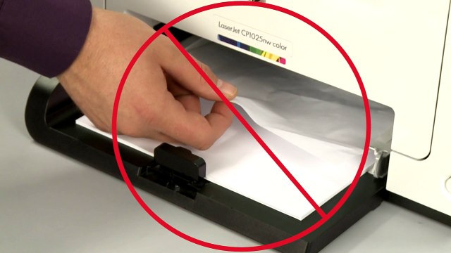 Fixing a Paper Jam - HP LaserJet Pro CP1025nw Color Printer