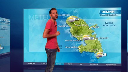 Le Bulletin Météo du Lundi 07 Septembre 2015