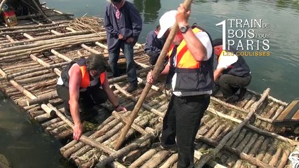 Train de bois à Auxerre