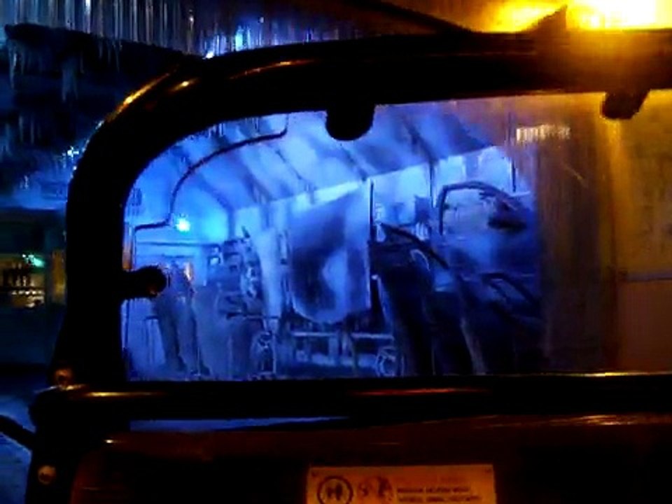 Test Track ride (at night) - Walt Disney World (Epcot Center)