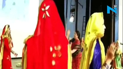 Union ministers Smriti Irani and Harsimrat Kaur shake a leg at Gidda