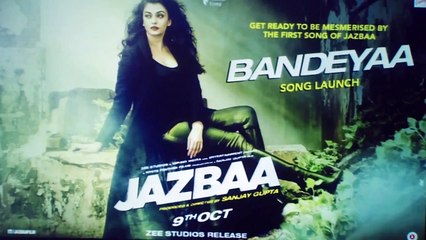 Bandeyaa Song - Jazbaa _ Aishwarya Rai Bachchan & Irrfan Khan _ Launch Event