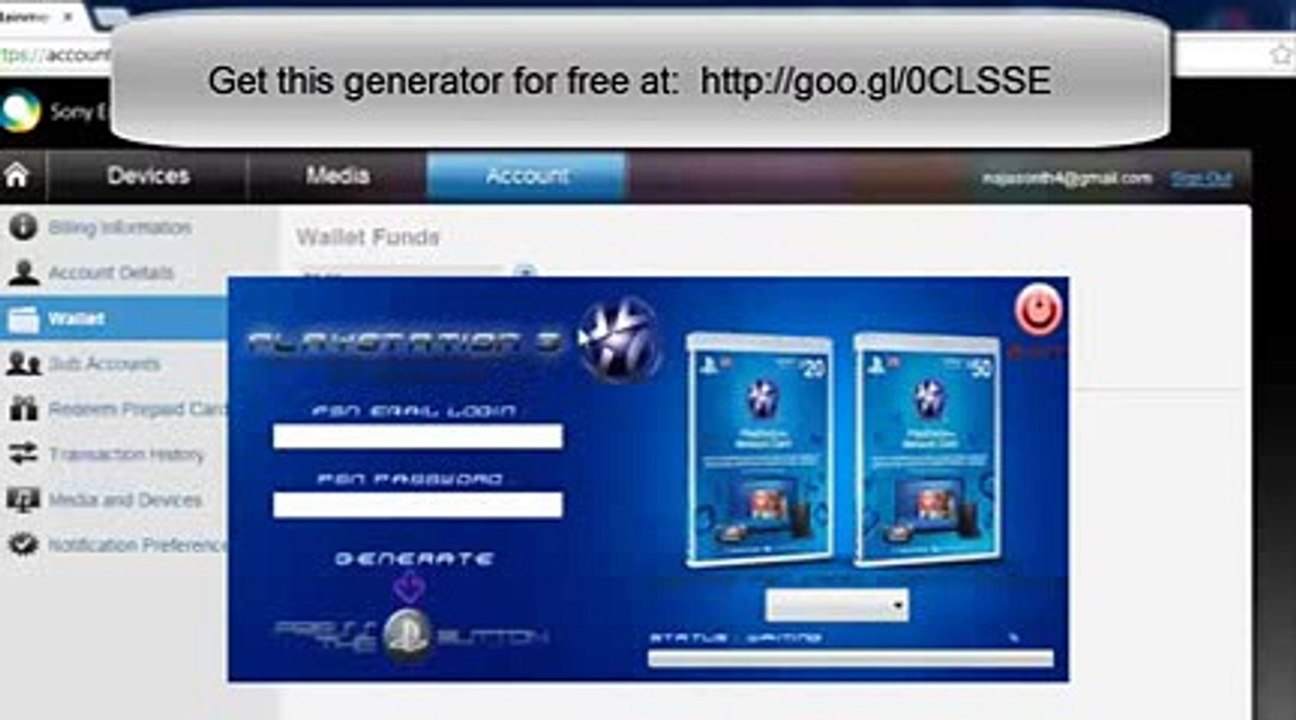 PSN Code Generator [FREE Download] August - September 2013 Update[1]