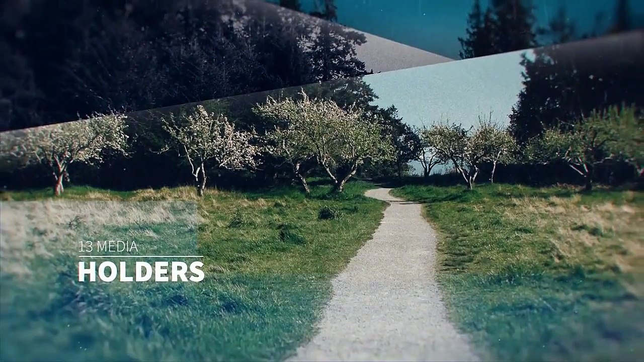 Clean Parallax Slideshow After Effects Template