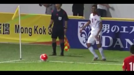 Karim Boudiaf Goal - Hong Kong vs Qatar 0-1