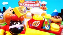 アンパンマンおもちゃハンバーガー屋さん 食べ過ぎアンパンマンアニメ❤おかあさんといっしょ♦Anpanman anime toys