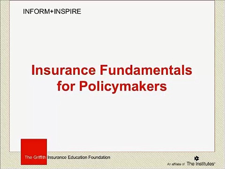 Insurance Regulation and Legislation