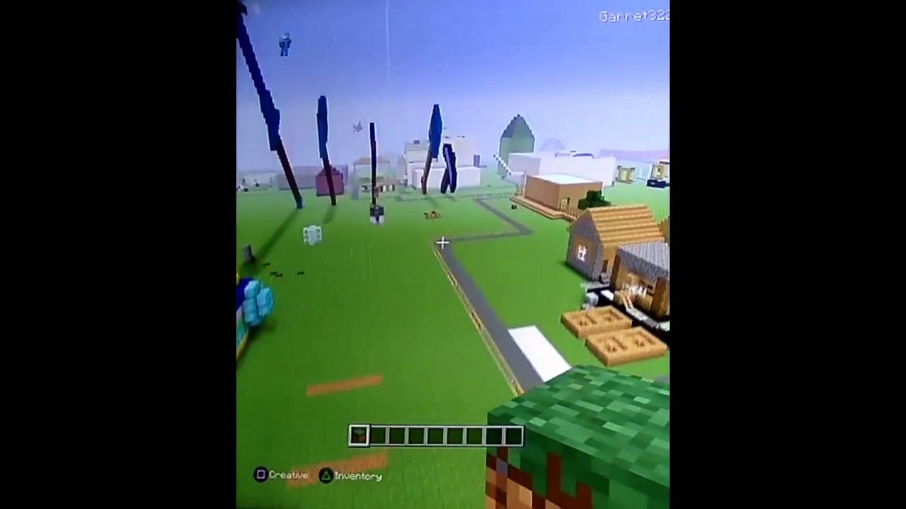 Building A Rainbow On Minecraft!