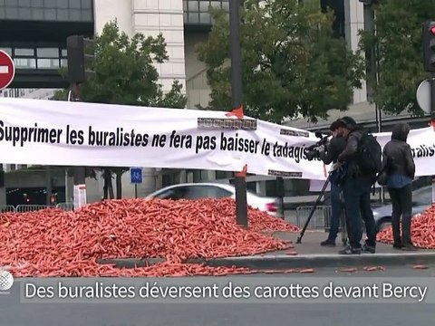 Les buralistes mobilisés à travers la France contre le paquet neutre