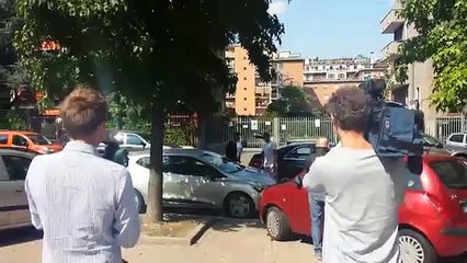 L'arrivo di Ljajic al Coni per le visite mediche con l'Inter