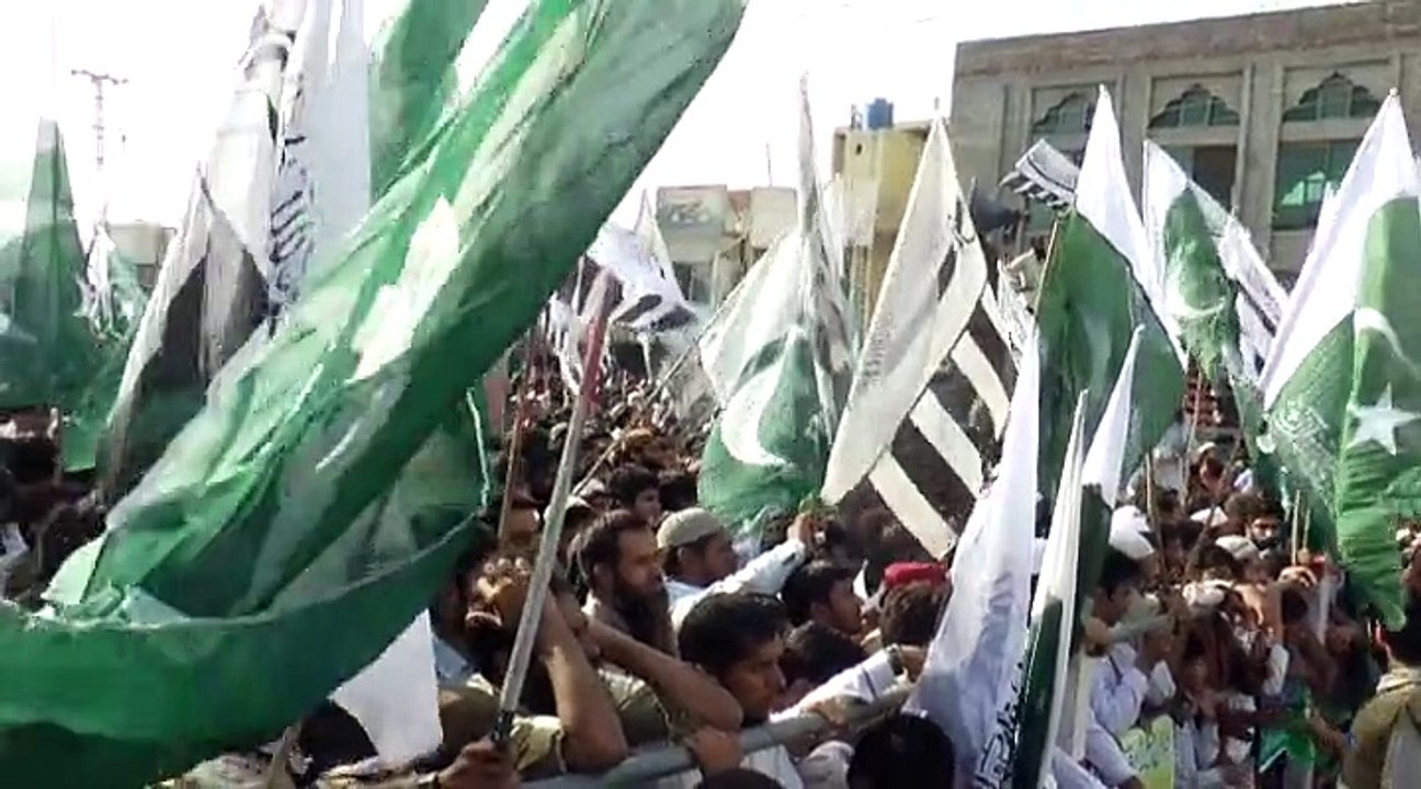 Hafiz Saeed Ameer Jamat ud Dawah addressing to...