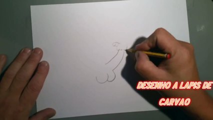 O-ciclista-de-BTT---Desenho---lapis-de-carvA?o