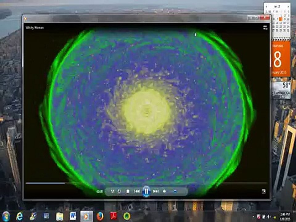 Windows Media Player Visualizations / Event Horizon