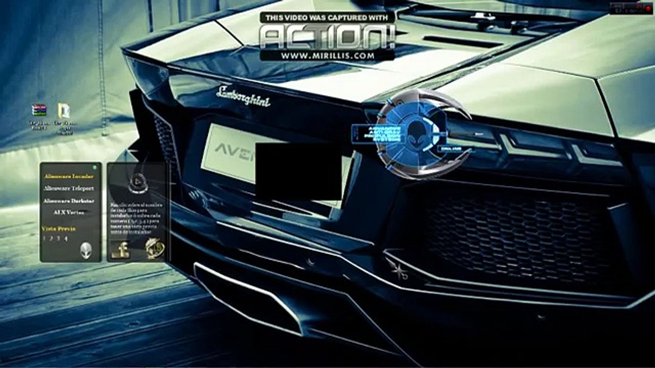 Windows Media Player Skin Alienware