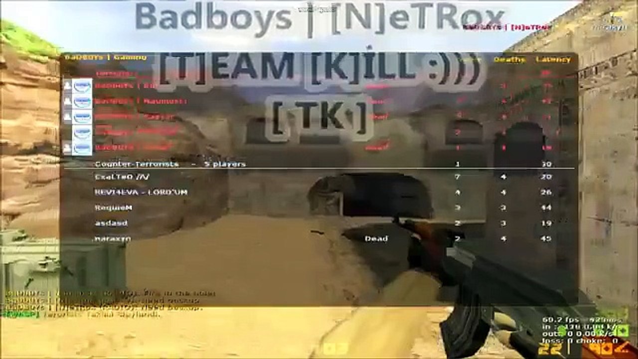 Counter Strike 1.6  Team Kill