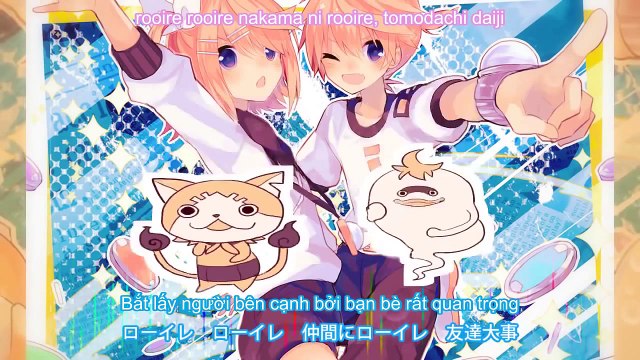 [Mirai Sub] Youkai taisou daiichi - Kagamine Rin, Kagamine Len (Vietsub)