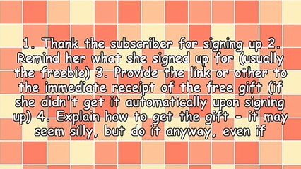 Powerful Email Marketing - The Welcome Message