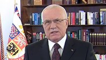 Novoroční projev v SD, 2009 - prezident Václav Klaus