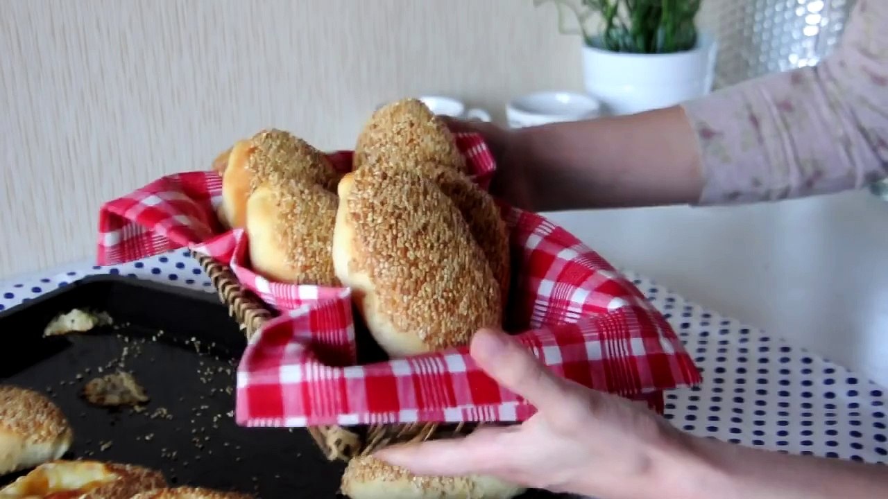 Simit Tadında Poğaça | Susamlı Pastane Poğaçası