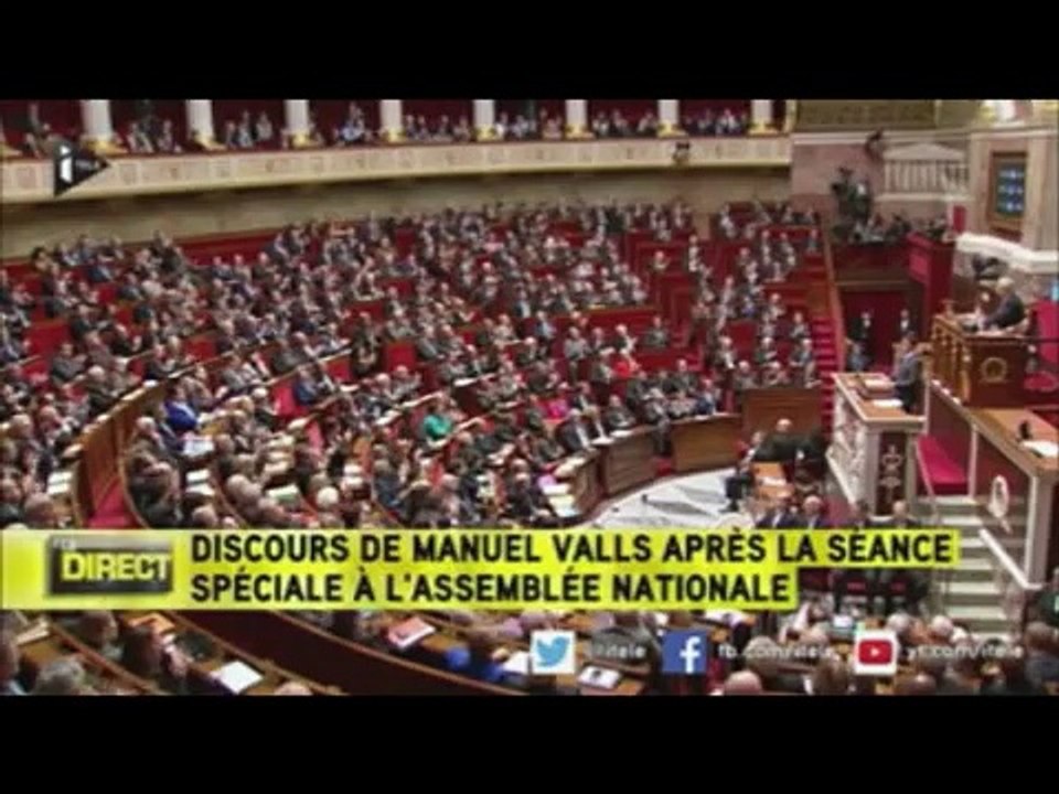 Manuel Valls proclame le nouvel empire galactique / Parodie Star Wars discours Palpatine