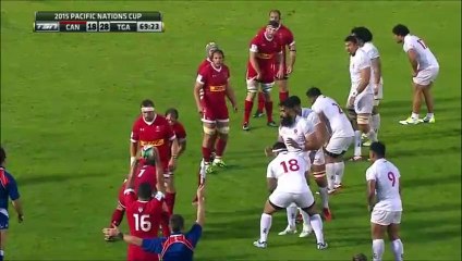 Canada - Benoit Piffero pendant la Pacific Nations Cup