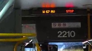 Automated stop announcements, TransLink bus 2210 on #17 Oak, Vancouver, BC
