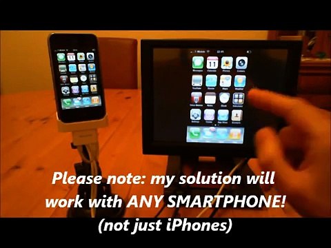 Control your iPhone/iPod from another touch screen monitor - WORLDS' FIRST SOLUTION!!!