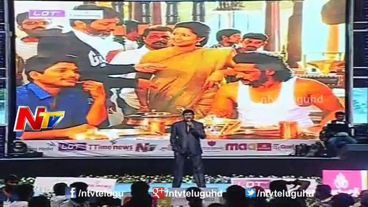Rajendra Prasad Funny Speech At S/o Satyamurthy Audio Launch Live || Allu Arjun, Samantha
